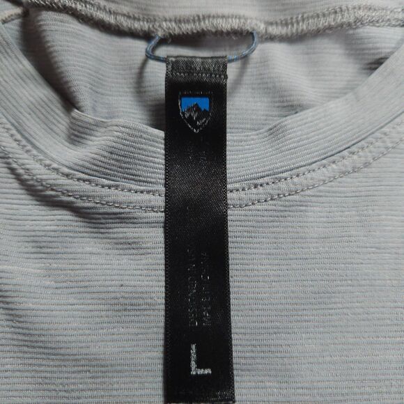 Kuhl Valiant Merino Wool Blend Base Layer Long Sleeve Shirt Men's Large Gray - Picture 2 of 13